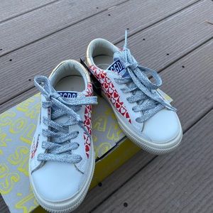 Golden goose little girls sneakers